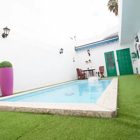 公寓 Cozy House With Pool And Beautiful Views 特尔德